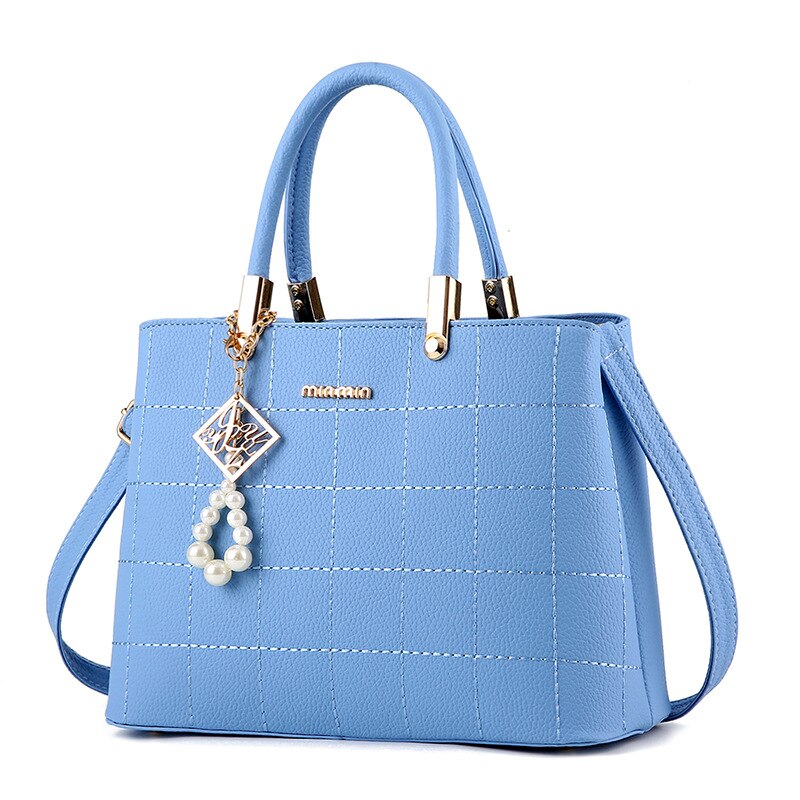 Bolsa Azul Claro Quadrada Maule