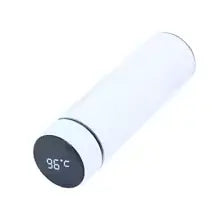 Garrafa Térmica Inox 500ml Com Display LED Termômetro Digital