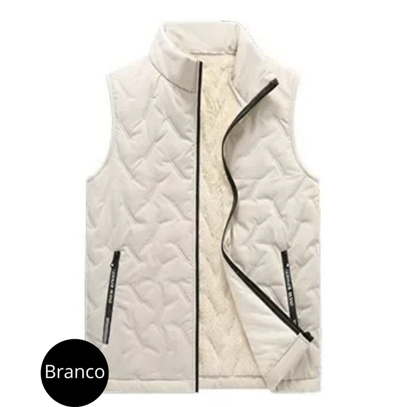 Colete Masculino Forrado com Fleece Quente