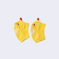 joelheira infantil galinha amarelo
