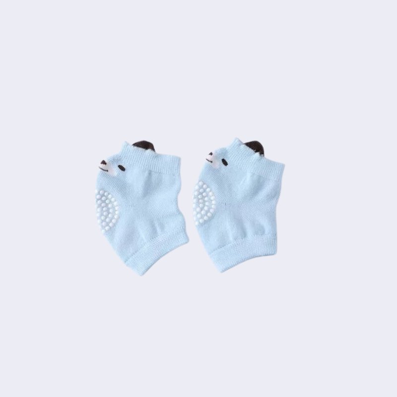 joelheira infantil azul urso