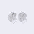 joelheira infantil cinza urso