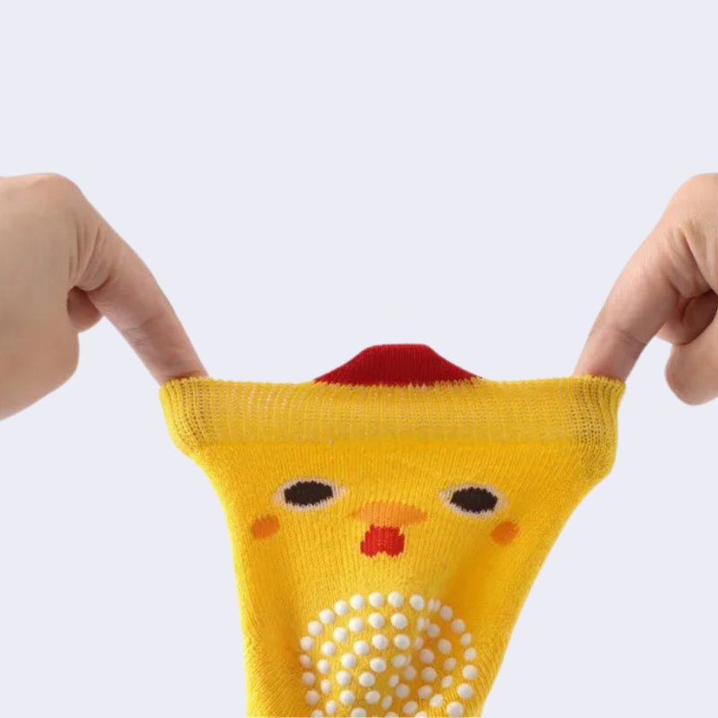 Elasticidade da joelheira antiderrapante para bebês