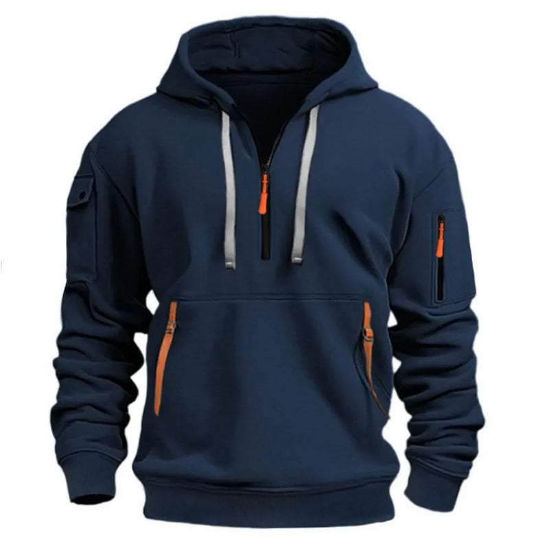 Moletom estiloso masculino com capuz