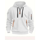 Moletom estiloso masculino com capuz