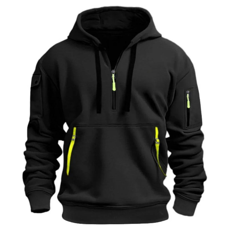Moletom estiloso masculino com capuz