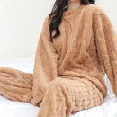Conjunto de Pijama de Inverno Feminino