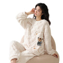 Conjunto de Pijama de Inverno Feminino