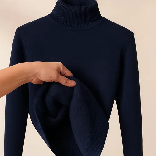 Suéter Feminino de Gola Alta