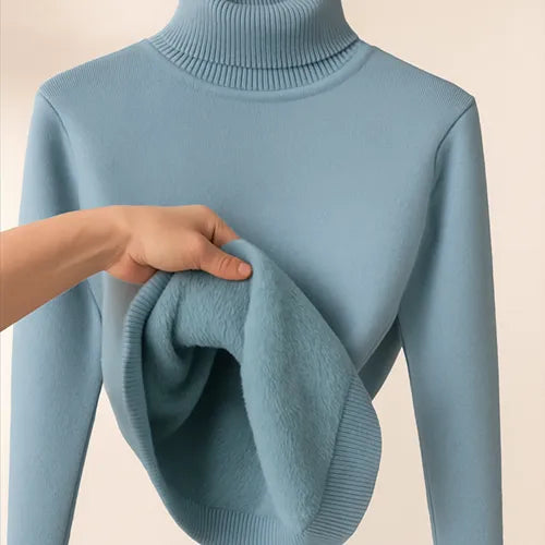 Suéter Feminino de Gola Alta