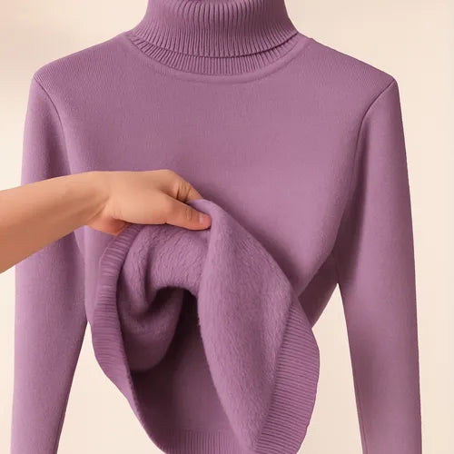 Suéter Feminino de Gola Alta