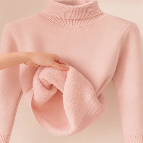 Suéter Feminino de Gola Alta