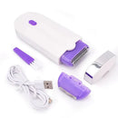 Depilador, escova, cabo, lâmina para pelos finos, lâmina para pelos grossos