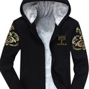 casaco preto peluciado inverno