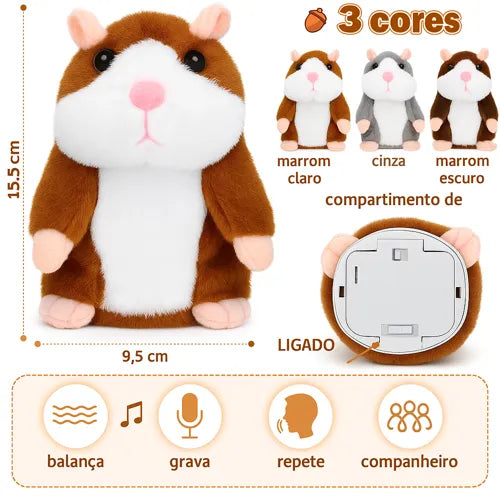 Brinquedo de Pelúcia em Forma de Hamster